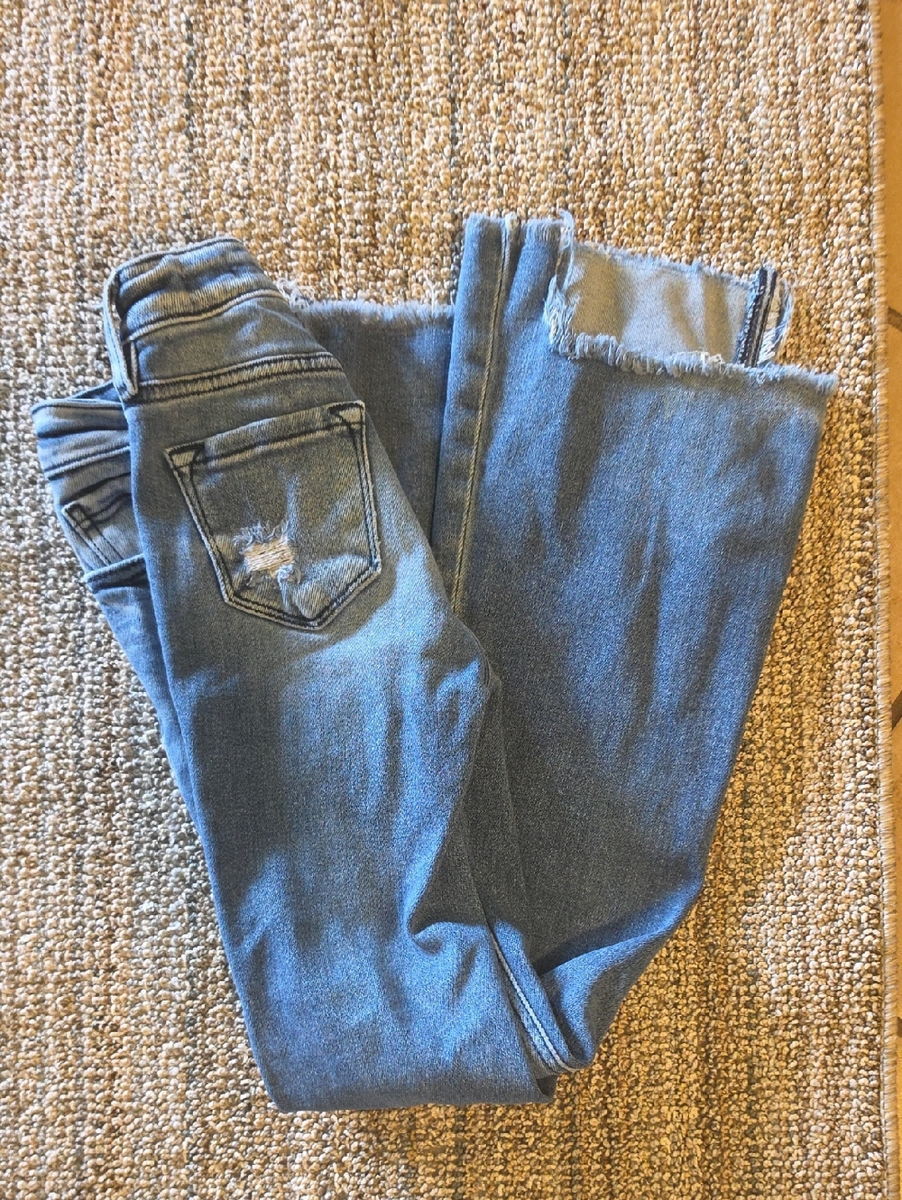 Girls Size 7  Kancan Slim Fit Flare Jeans